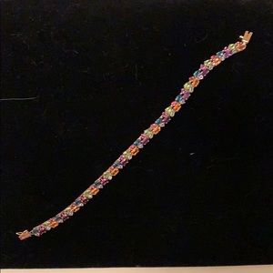 Multi gem stone bracelet